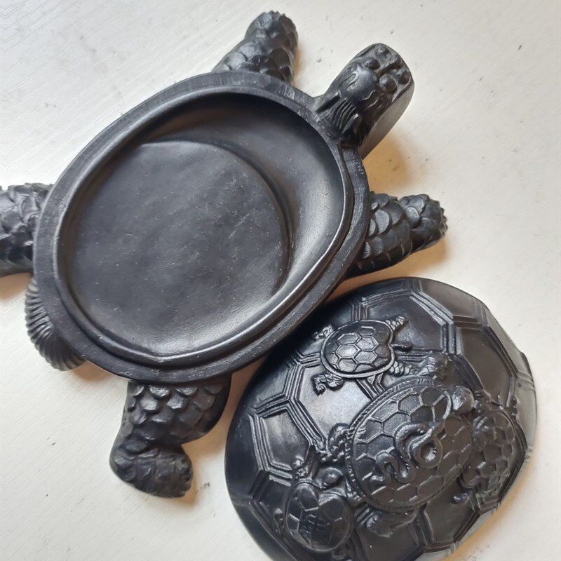 澄泥砚砚台四大名砚笔墨纸砚之一带盖初学手工子母龟,文具电教/文化用品/商务用品,砚台,淘宝优惠券,粉丝福利购,淘宝优惠卷