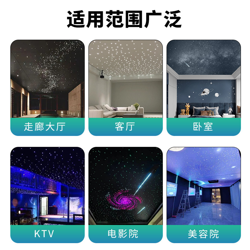 现代星空顶天板吊顶家装客厅卧室别墅影音室酒吧光纤灯,家装灯饰光源,其它灯具灯饰,淘宝优惠券,粉丝福利购,淘宝优惠卷