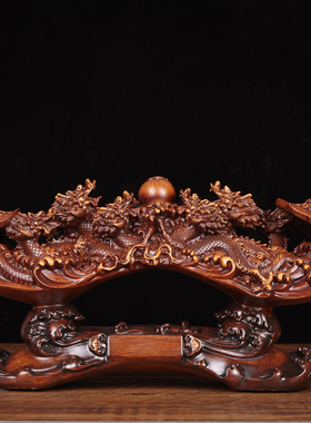 吉祥如意摆件招财九龙戏珠中式家居客厅玄关进门办公室装饰工艺礼