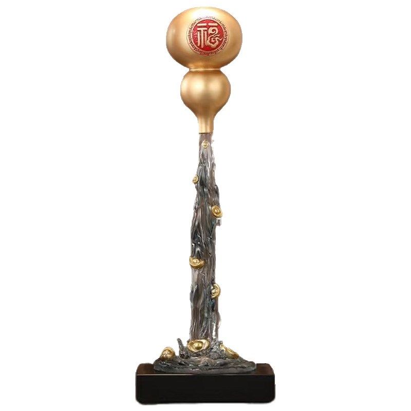 入户隔断竖款葫芦流水生财装饰级感招财客厅电视柜家居摆设,家居饰品,装饰摆件,淘宝优惠券,粉丝福利购,淘宝优惠卷