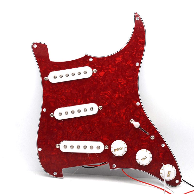 ST SQ单单单/单单双/双单双电吉他护板前盖板 线路总成珍珠色面板