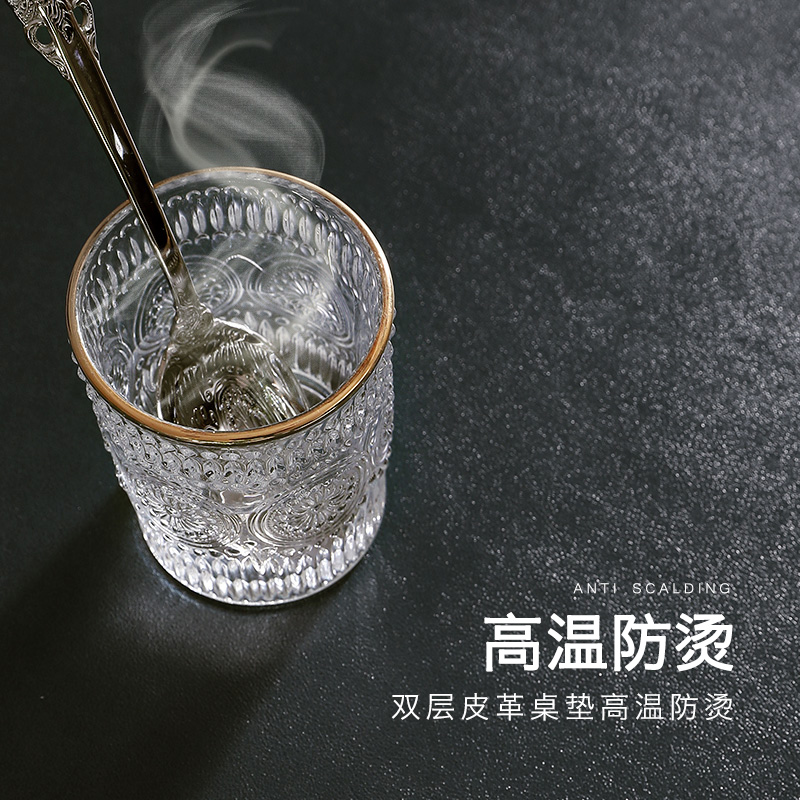 桌布防水防油免洗in风长方形桌面垫台布高级茶几餐桌垫皮革桌垫