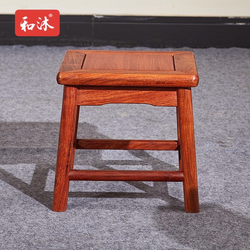 红木家用缅甸梨富贵凳大果紫檀小方凳坐凳矮凳缅小,住宅家具,红木椅凳,淘宝优惠券,粉丝福利购,淘宝优惠卷