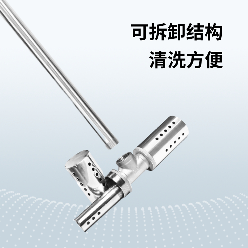 煮浆T型消声器专用蒸汽发生器机软管降音减震煮豆浆粥不锈钢