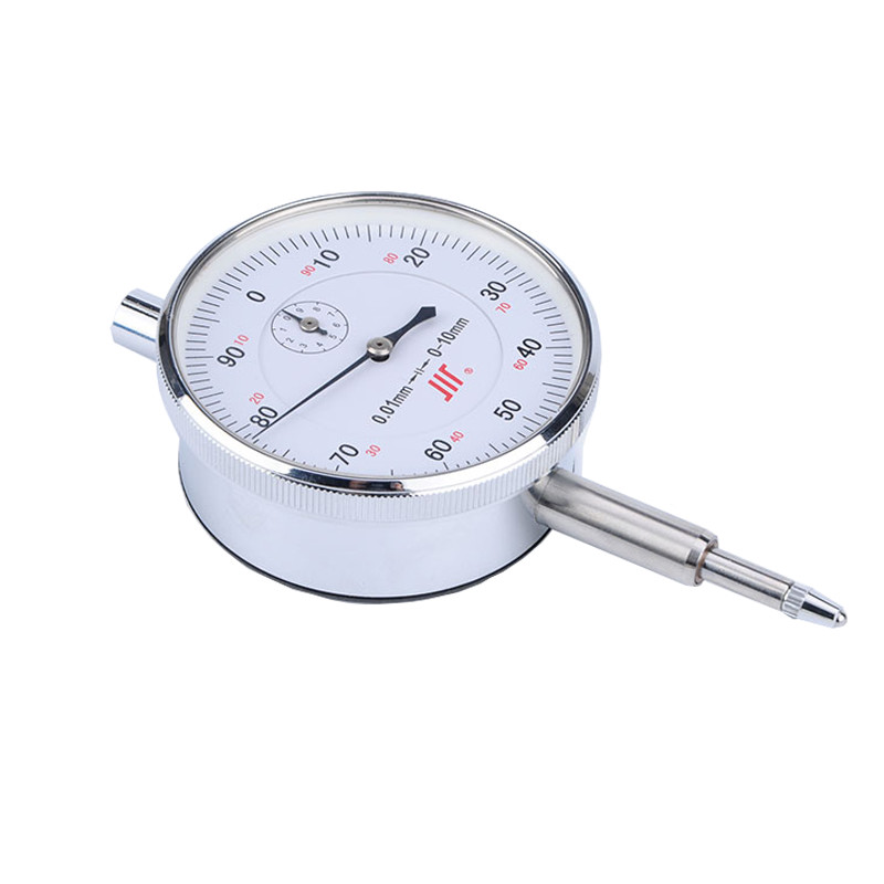 正宗成量百分表0--5-10mm防震防水指针式千分表精度0.01磁性表座
