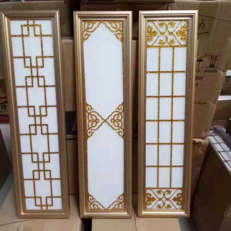 中式集成吊顶led平板灯150*600阳台玄关走廊过道灯15x60条扣灯