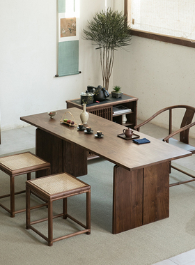 璞木新茶桌椅阳台茶桌茶台茶几泡茶桌实木