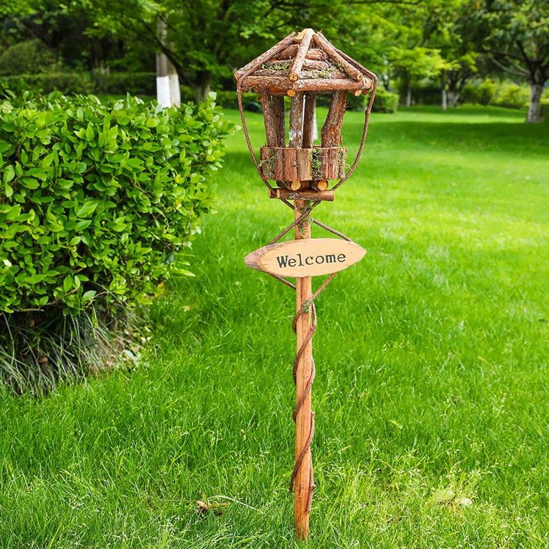 创意实木房子铁艺向日葵插地插庭院院子布置造景幼儿园,家居饰品,户外/庭院摆件,淘宝优惠券,粉丝福利购,淘宝优惠卷