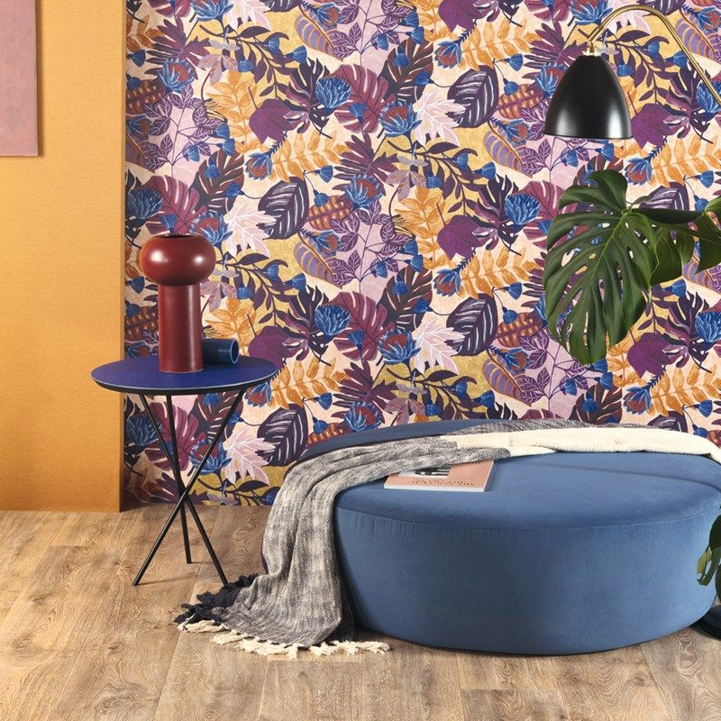 LI现代时尚树叶个性定制壁画 卧室客厅背景墙壁纸无缝墙纸,家装主材,定制壁画,淘宝优惠券,粉丝福利购,淘宝优惠卷