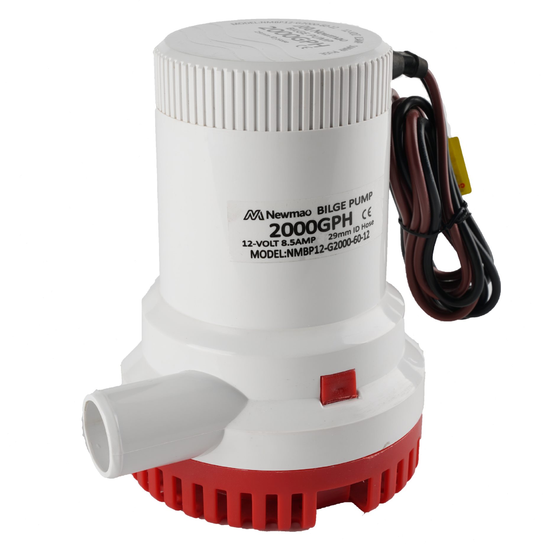 甄选Newmao纽茂2000GPH舱底排水泵潜水泵12V24V直流游艇快艇配件