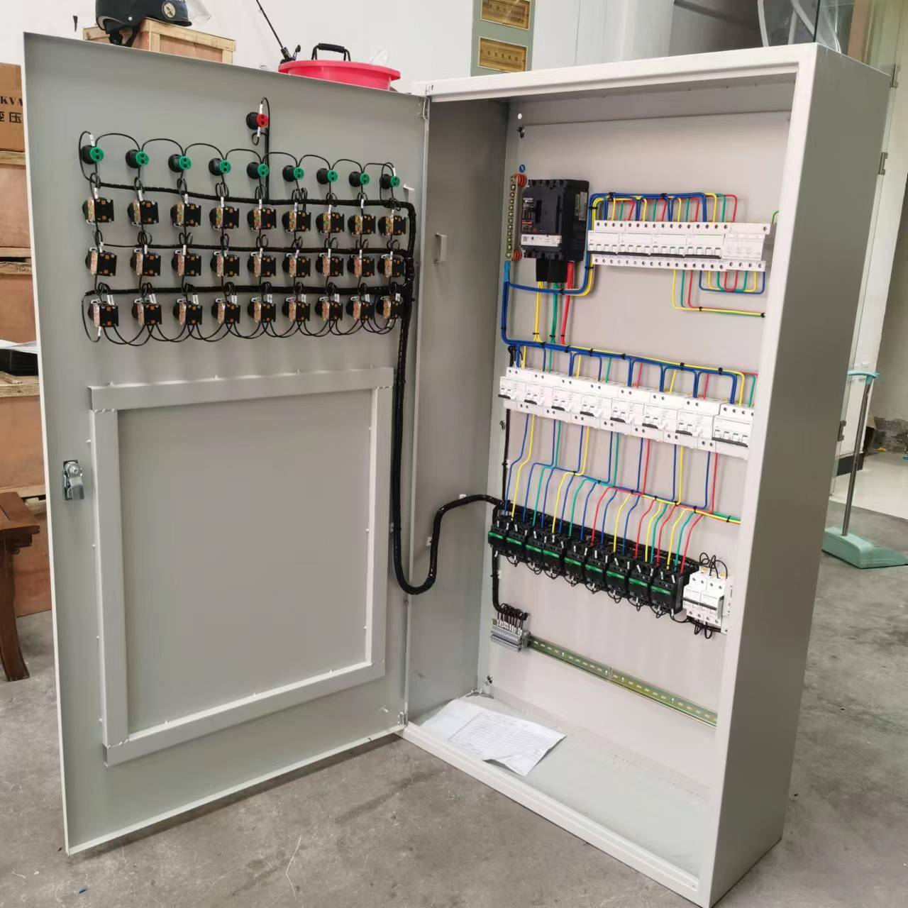 洗墙灯智能控制照明箱景观灯远程控制配电柜手自动切换控制柜机柜