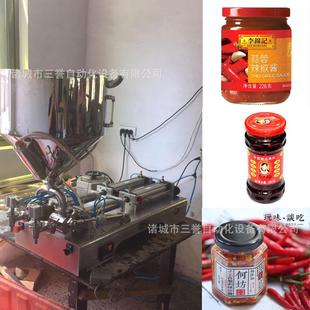 机 设备厂家供应酱料灌装 辣椒酱料灌装 机液体酱料定量灌装