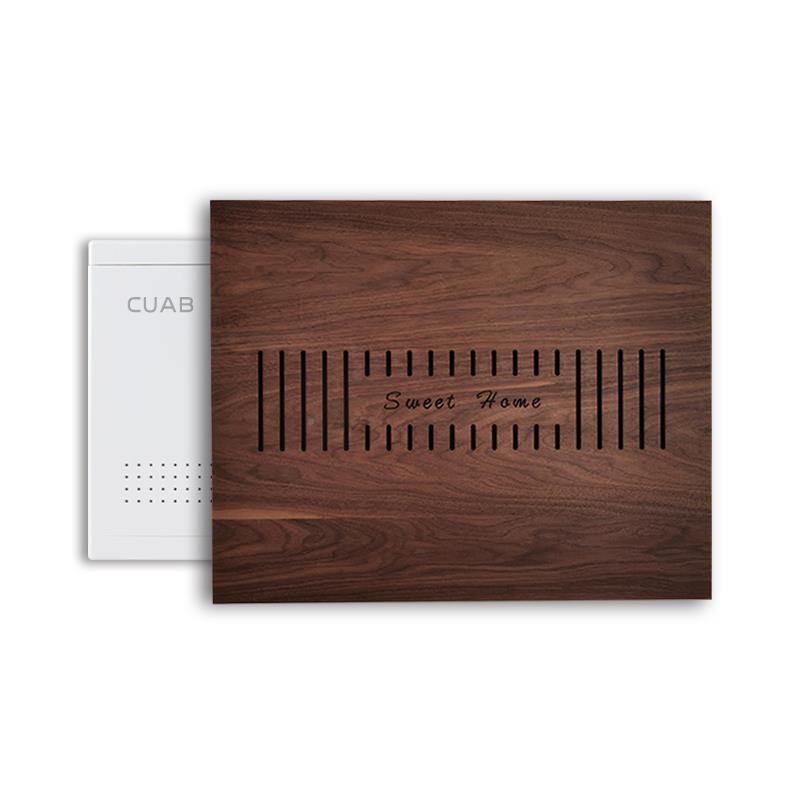 实木弱箱遮挡多媒MNQ饰体装画电箱挂画电 创意网线表光纤盒电闸配