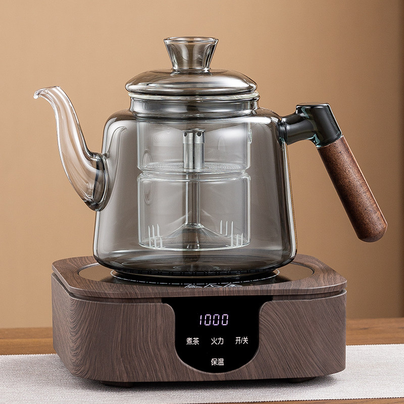 蒸煮体煮茶壶器黑晶炉大功率煮茶炉烧水泡茶养生壶