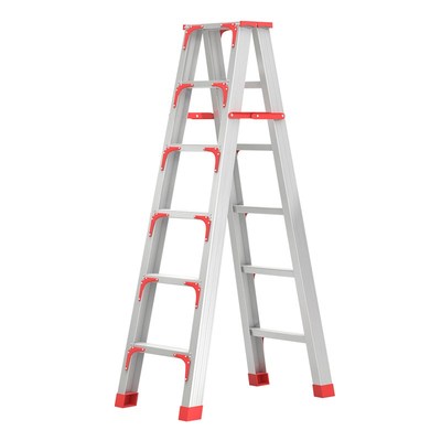 多功能全铝合金便携人字梯豪华家用室外折叠加厚侧登高梯子