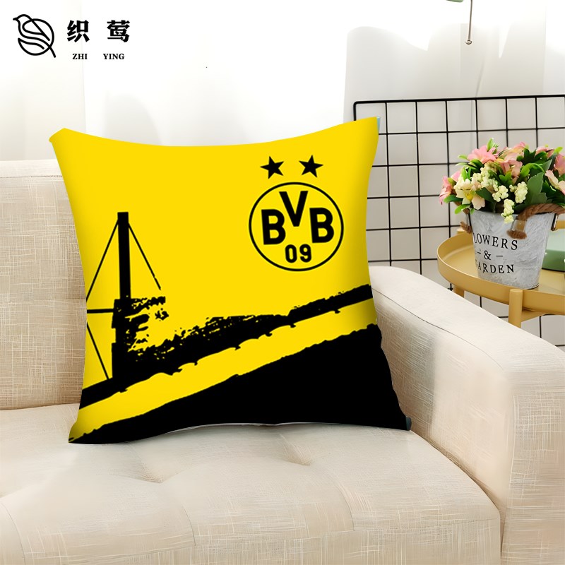 23-24多特蒙德队罗伊斯桑乔足球迷抱枕床头沙发靠枕汽车靠垫腰枕