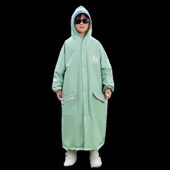 儿童雨衣小学生岁防暴雨男女中大童小孩上学带书包位雨披