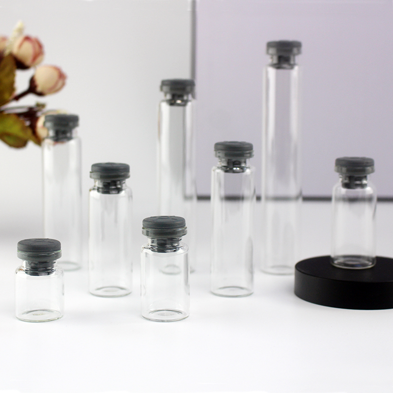 个胶塞玻璃瓶密封塞化学化工科研实验瓶迷你小许愿瓶西林瓶
