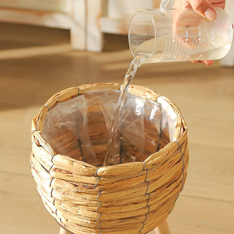 藤编花架花盆支架新款藤编客厅家居室内外装饰篮