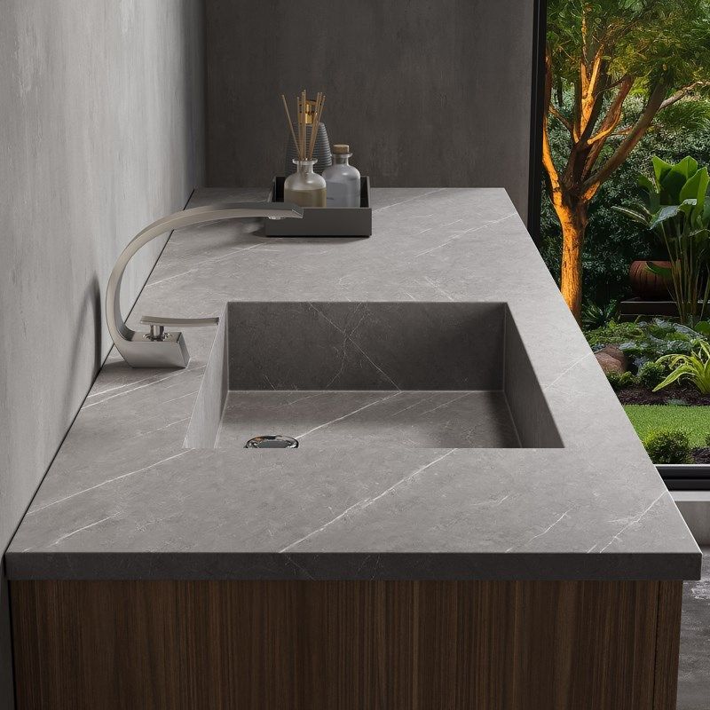 四季沐歌色酒店风岩板浴室柜洗漱台洗手池洗脸盆柜,家装主材,浴室柜组合,淘宝优惠券,粉丝福利购,淘宝优惠卷