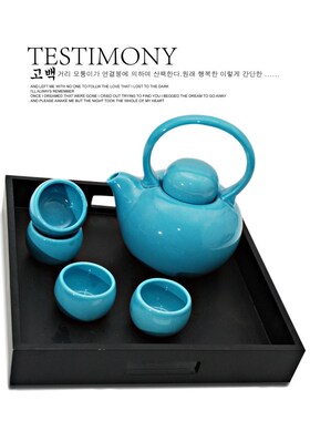 现代新酒店售楼处茶具实木黑白色盘家居软装工艺品