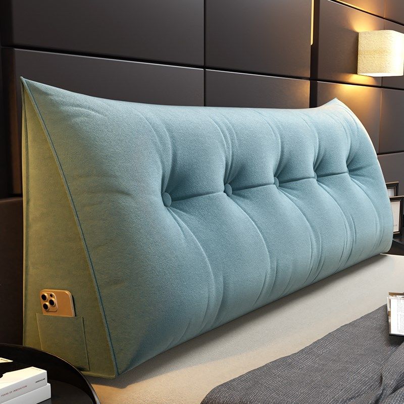 床头靠垫软包床头板大靠背垫法兰绒床头罩现代拆洗改造悬浮,居家布艺,床头靠垫,淘宝优惠券,粉丝福利购,淘宝优惠卷