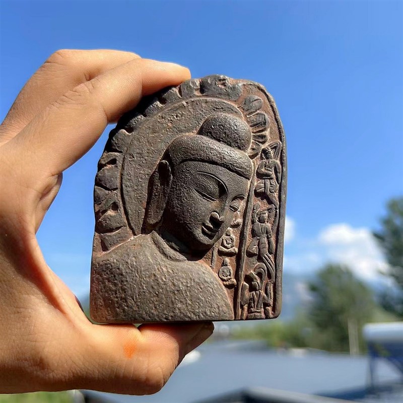 山西云冈文创礼品云冈石窟非遗砖雕瓦当文房摆件镇纸立体造型