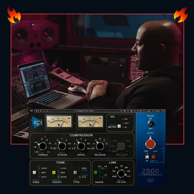 WAVES14 API 2500 专业编曲录音棚混音效果器插件 压缩器后期处理
