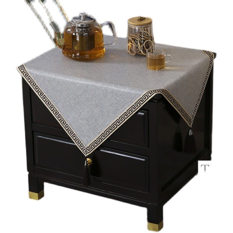 纯色现代餐桌客厅茶几床头柜厚重盖巾茶几布餐桌布艺防水防油,居家布艺,桌布,淘宝优惠券,粉丝福利购,淘宝优惠卷