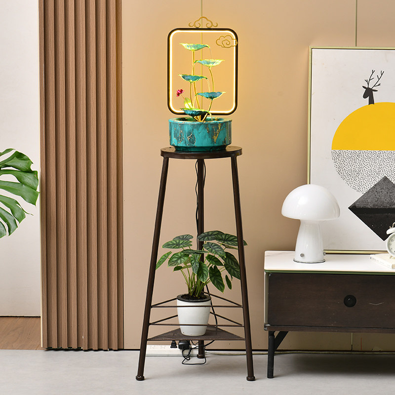 居如家创意桌面铁艺流水家居办公室装饰造景客厅玄关茶室景观,家居饰品,流水摆件,淘宝优惠券,粉丝福利购,淘宝优惠卷