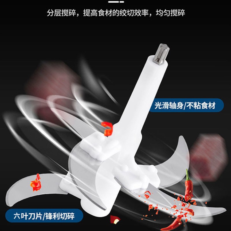 精工家用绞肉机电动小型自动多功能料理器搅肉馅切丝打肉碎菜