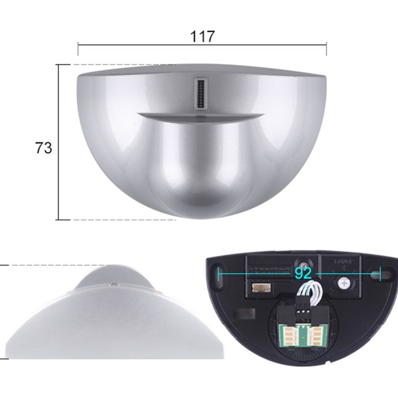 广告门人行通道感应开关门禁防夹感应自动开门平移门微波感应器