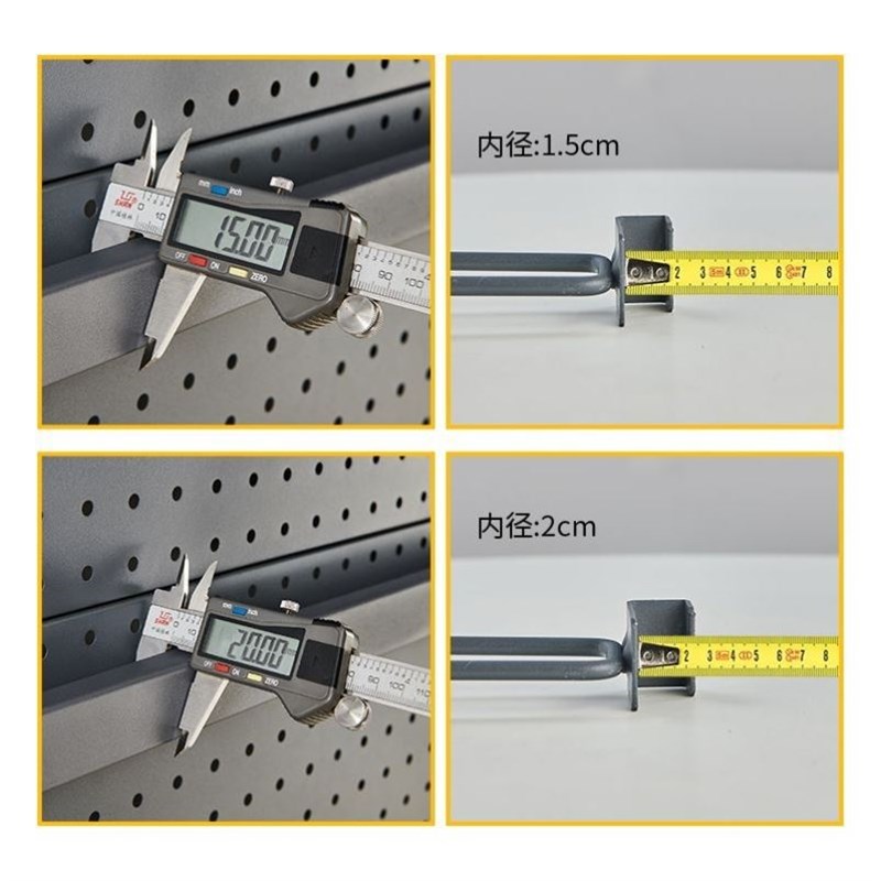 超市货架挂钩卡2厘米横梁方管零食文具牙刷挂钩货架卡口线钩