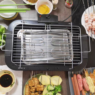 无烟烤肉炉盘锅室内烧烤串架子电烧烤炉烧烤用具烧烤架电烤
