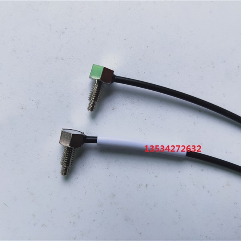 M4直角弯头光纤传感器检测头 对射PU-77TZ L型光纤管FU-77TZ