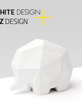 White Design--AZ Design创意大象树脂摆件家居客厅卧室办公装饰