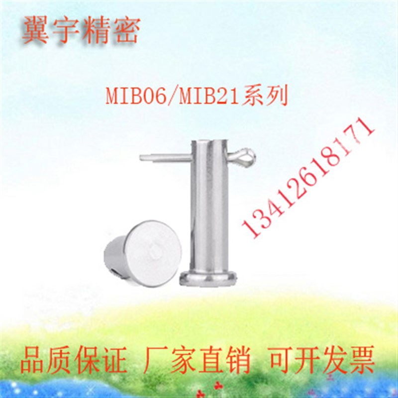 MIB06-D3/D4/Dm5-L10/12/14/15/16/18/20带肩铰链销 开口销固定型