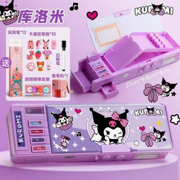 酷乐米文具盒女款骷髅米铅笔盒小学生密码锁多功能酷洛米笔袋机关,文具电教/文化用品/商务用品,文具盒,淘宝优惠券,粉丝福利购,淘宝优惠卷