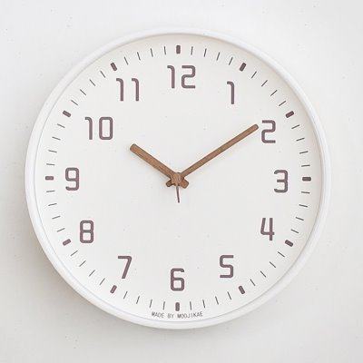 MJK简约现代钟表实木挂钟客厅家用时尚静音北欧创意时钟挂墙轻奢