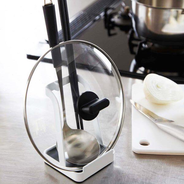 相遇时光厨房立式锅盖架带接水免打孔台面锅架子坐式多功能砧板架