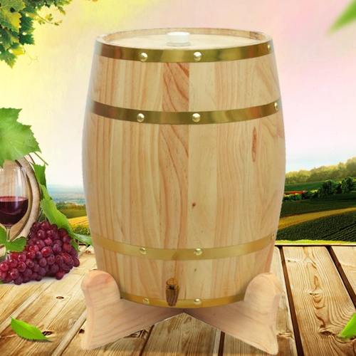 50L橡木酒桶立式红酒桶 装饰酒桶 橡木桶葡萄酒红酒啤酒木酒桶