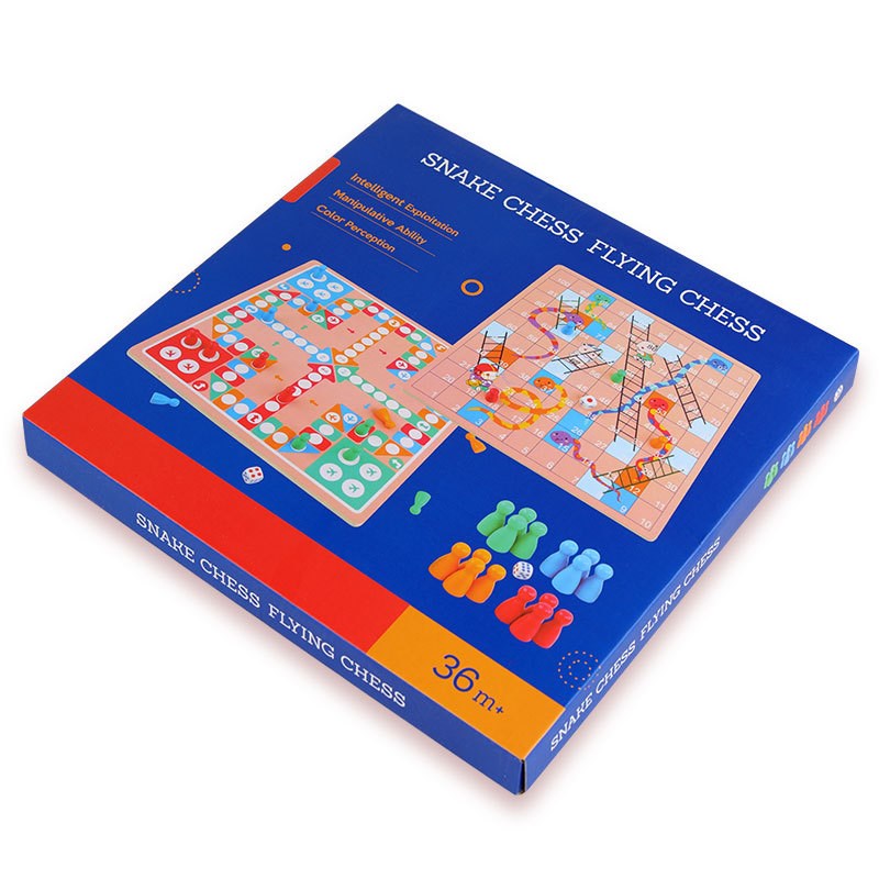 飞行棋儿童益智游戏棋类小学生蛇棋多功能亲子互动桌游跳跳棋