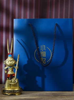 小铜记黄铜齐天大圣孙悟空斗战胜佛汽车室内玄关办公室装饰品摆件