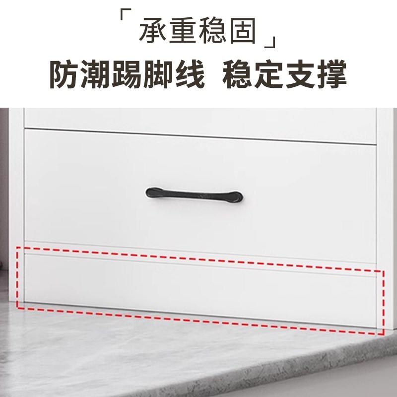 实木书架落地多层带抽靠墙现代简约一体家用书柜飘窗柜子收纳架