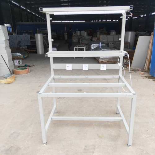 带灯桌面工作台工厂车间装配检验打包承重实验操作桌