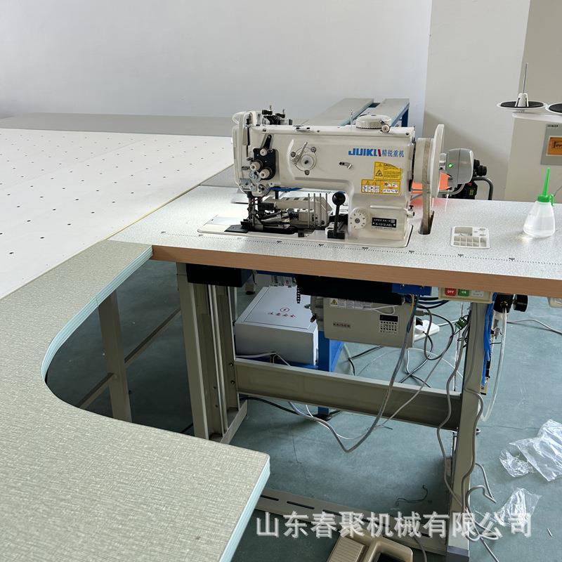被胎被套床垫三同步缝纫机被子包边机直驱切包一体棉被包边机