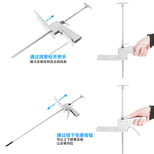 汽车刹车顶杆制动踏板固定器锁定器四轮L定位刹车锁脚撑汽修工具