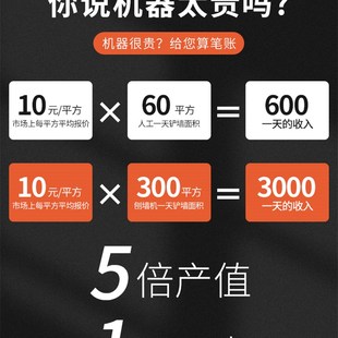 刨墙机铲墙铲腻子神n器电动无尘铲墙皮打磨机墙面水泥除白灰铲墙