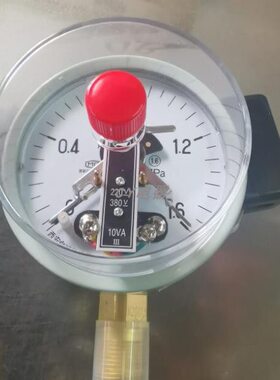 秦仪西安自动化仪表一厂电接点压力表YX-100 0-1.6MpaM20X1.5螺纹