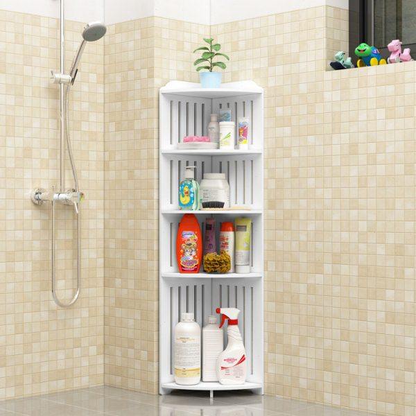 浴室三角置物洗漱台整理架免打孔多层卫生间转角架落地收纳架防水,家庭/个人清洁工具,浴室角架/置物架,淘宝优惠券,粉丝福利购,淘宝优惠卷
